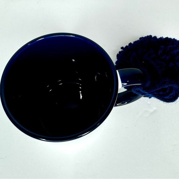 Thirty-One Hello Happy Sip Coffee Mug with pom pom - Picture 4 of 5